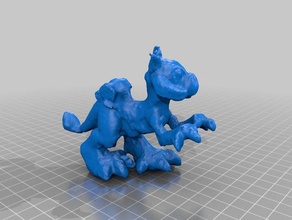 tauntaun scans & Replikate makerbotdigitizer scan 3d print model - Mito3D
