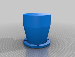 my customized cyclone dust collector woodworking diy 3d print model - Mito3D