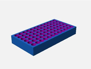 vial rack Biologie 3d print model - Mito3D