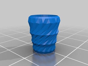 low poly plantador de gotejamento pegar recipientes recipiente prato baixa contagem polígonos plantadeira 3d print model - Mito3D