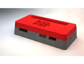 raspberry pi zero case cutout computer 3d print model - Mito3D