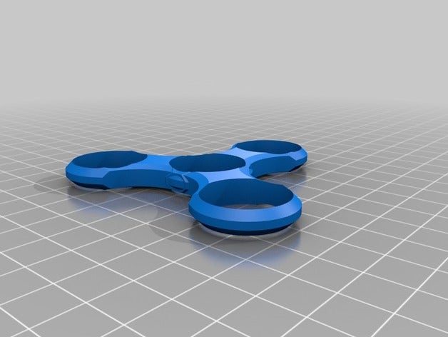 fidget spinner 2 jouets mécaniques personnalisé 3D print model - Mito3D