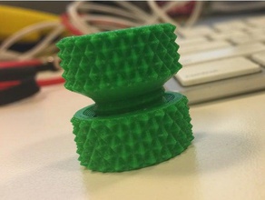 tuerca y tornillo de imprimir en el lugar juegos juguetes Impresora 3d perno los pernos la frutos secos imprimir-en-lugar 3d print model - Mito3D