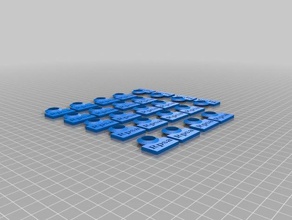 key chain 36 3d printing 3d print model - Mito3D