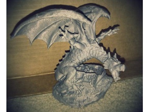 dragon it's treasure creatures 3d print model - Mito3D