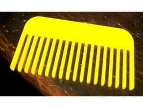 hair beard comb accessories customizable customized fashion hairdresser model 3d print model - Mito3D