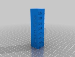 inland petg calibration tower 3d printing tests customized 3d print model - Mito3D