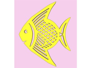 Fisch-design 4 Tiere Fisch wslab 3d print model - Mito3D