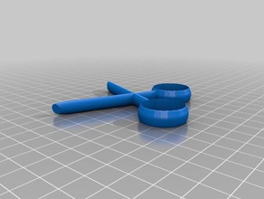 scissor spinner toys & games fidget hand 3d print model - Mito3D