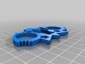 crânio giratório atualização brinquedos & games fidget 3d print model - Mito3D