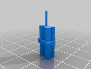 lego city dynamite mini fig figz 3d printing 3d print model - Mito3D