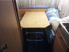 caravan table bed 3d print model - Mito3D