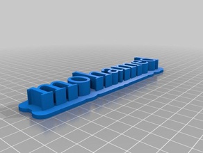 my customized text storage mohamed sculptures 3d print model - Mito3D