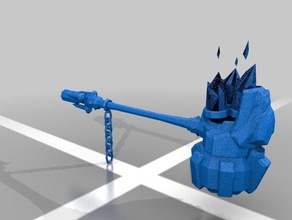 world warcraft legion - silbernen hand versteckt Aussehen Spielzeug & Spiele 3d print model - Mito3D