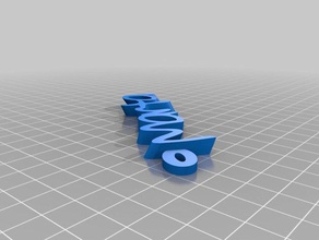 marta 2c Schlüsselanhänger kundengebundene 3d print model - Mito3D