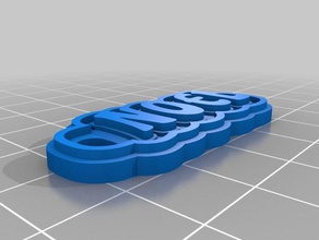 noel Schlüsselanhänger kundengebundene 3d print model - Mito3D