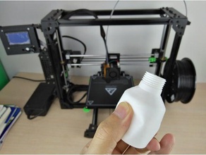 Flasche gedruckt, flexibles material Container ninjaflex tpe tpu 3d print model - Mito3D