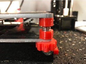 anet a8 hotbed spring cap m3 nut spacing 3d printer parts upgrade caps 3d print model - Mito3D