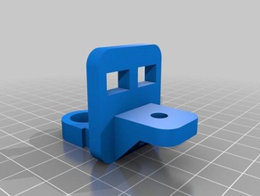 z shaft clamp v12p 3d printer extruders hypercube openscad 3d print model - Mito3D