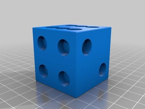 simple dice dice dice school made 3d print model - Mito3D
