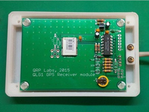 gps-Gehäuse - Elektronik gps gps-Fall qrp-labs 3d print model - Mito3D