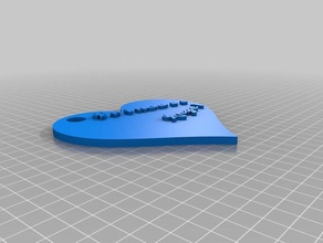 princess Schlüsselanhänger kundengebundene 3d print model - Mito3D