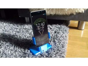 lenovo p2 stand mobile phone customized 3d print model - Mito3D