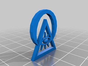 illuminati 3d baskı 3d print model - Mito3D