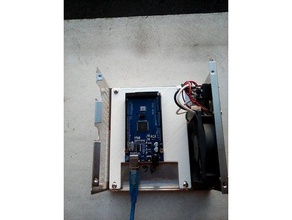 arduino 2560 adapter pc power supply box electronics 3d print model - Mito3D
