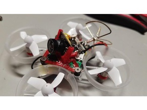tiny whoop inductrix mullet mod - fx805 mount mold r c vehicles fpv racer 3d print model - Mito3D