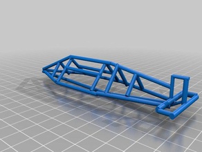 planeador de la estructura metálica del cuerpo La impresión en 3d 3d print model - Mito3D