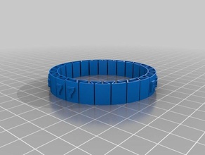 rivercrest colts bracelet bracelets customized 3d print model - Mito3D