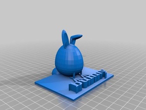 luciana tavşan 3d baskı 3d print model - Mito3D