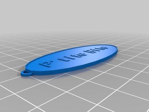dada keychains customized 3d print model - Mito3D
