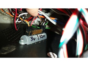 power header holder 3d printer parts 3d print model - Mito3D
