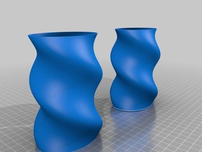 sliding twin twist containers v4 customized 3d print model - Mito3D