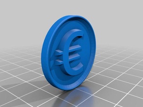 euro-dollar-Pfund-Münze Schilder & logos Münze dollar euro Pfund 3d print model - Mito3D