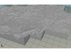 bochum Gebäude & Strukturen 3d-Karte Deutschland heightmap Landschaft Karte relief-Karte Fluss ruhr Topographie 3d print model - Mito3D