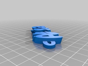 ayesha Anahtarlık özelleştirilmiş 3d print model - Mito3D