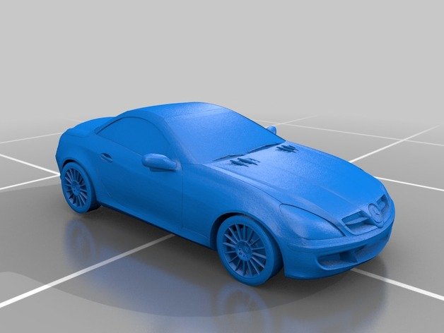 mercedes slk vehículos amg coche el alemán 3D print model - Mito3D