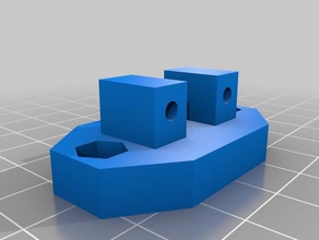 a8 net y-correia polia fixa parte stl corruptos Impressora 3d de peças 3d print model - Mito3D