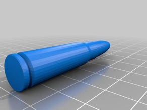 762 mm 3d printing 762mm bala bullet 3d print model - Mito3D