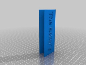 my customized name plaque free standing signs & logos 3d print model - Mito3D