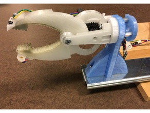pince plus plat se termine la robotique 3d print model - Mito3D