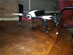 bebop 2 shock gear r c vehicles bebop2 drone parrot 3d print model - Mito3D