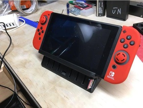 nintenedo switch stand video games nintendo mount 3d print model - Mito3D