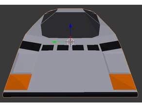 low-poly dome zero corpo veículos do carro cúpula baixa contagem de polígonos 3d print model - Mito3D