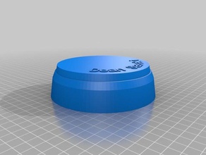 dean pedestal adereços personalizado 3d print model - Mito3D