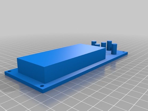 anet a8 lcd de remplissage leo crochets L'imprimante 3d pièces écran 3D print model - Mito3D