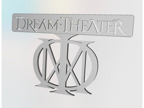 dream theater majesté logo les signes et logos 3d print model - Mito3D